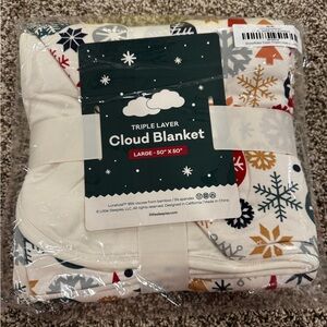 Little Sleepies Snowflake Trees Blanket